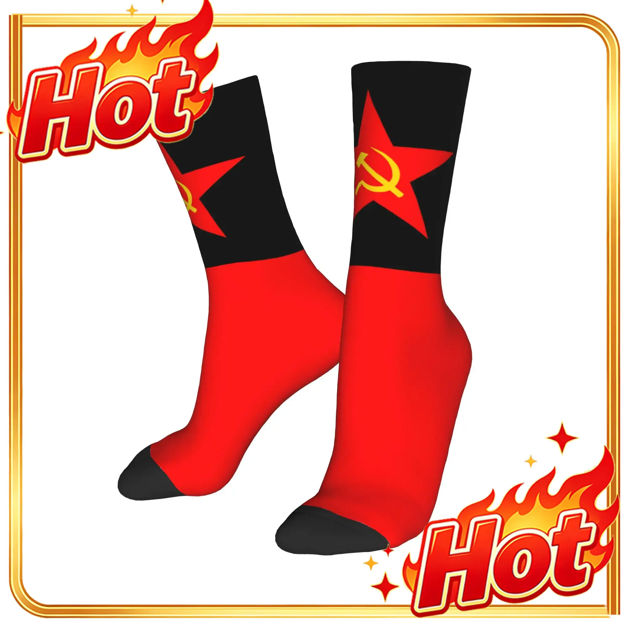 Russian Flag Custom Hammer  Si - đánh giá và giá Dress Sock Men
