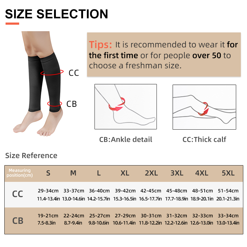 Plus Size S-5XL Running Athlet - đánh giá và giá Compression Sock Medical