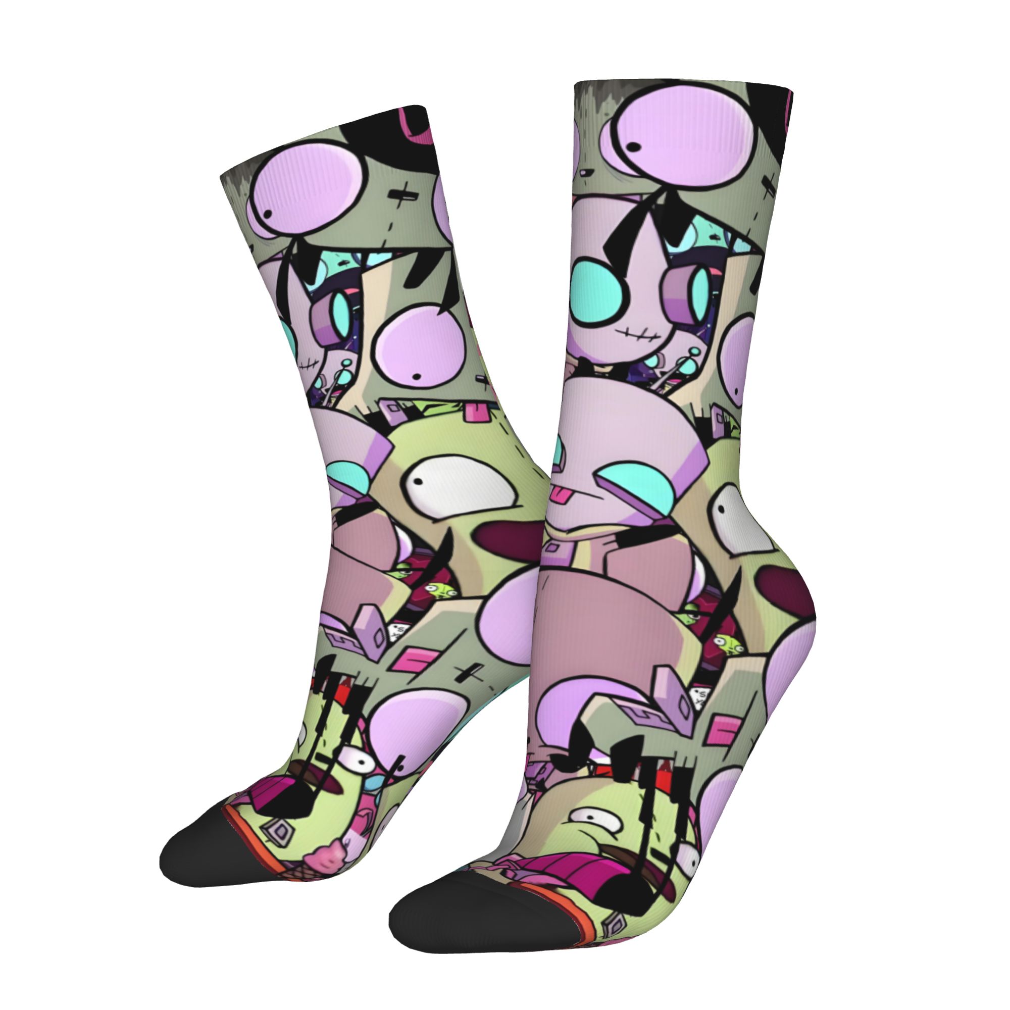 Custom I-Invader Z-Zim Cartoon - đánh giá và giá Dress Sock Men