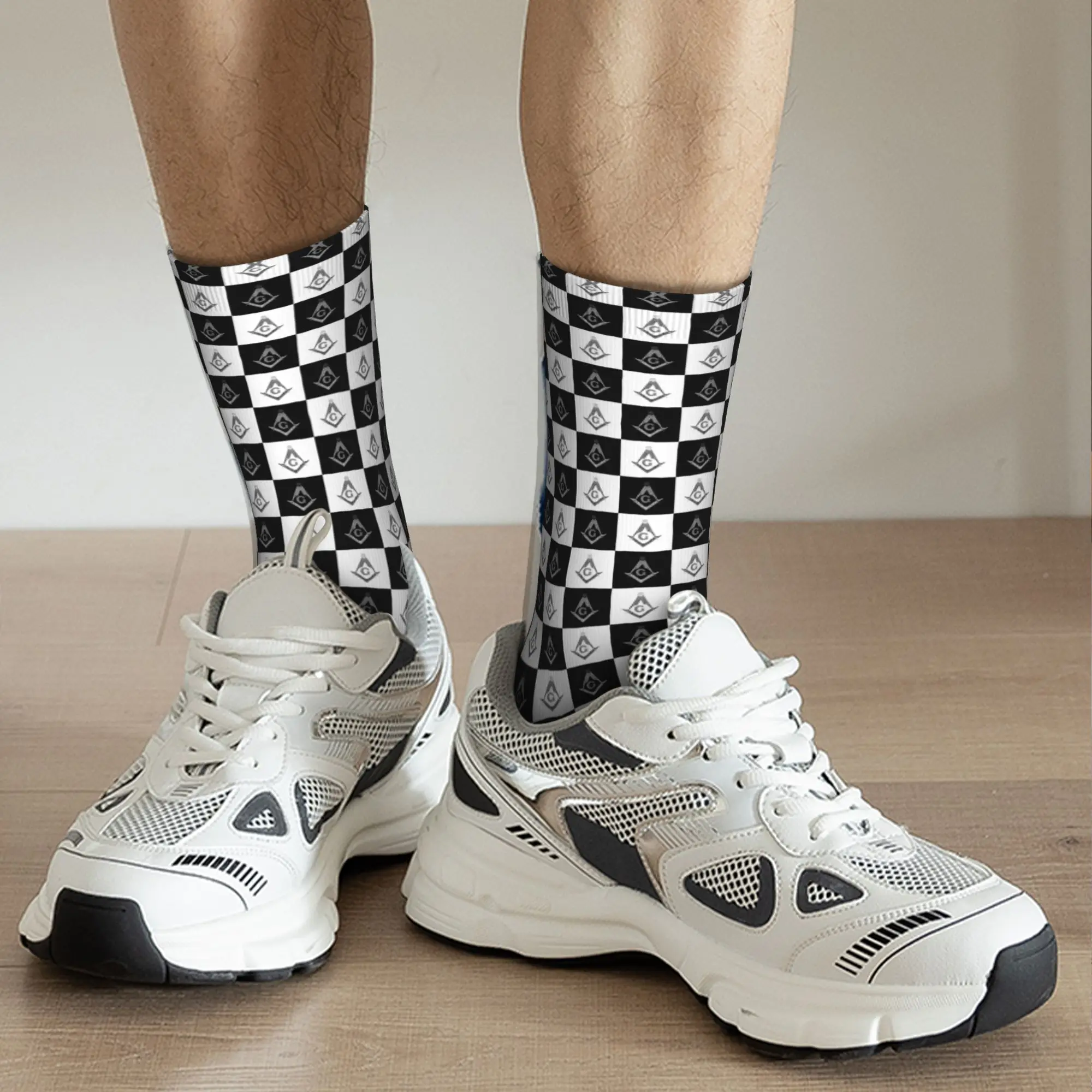Custom Freemason Checkered Pat - đánh giá và giá Dress Sock Men
