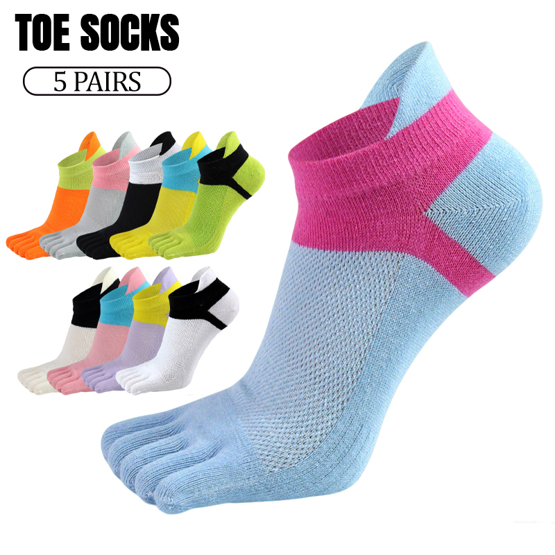 5 Pairs Women Five Toe Socks S - đánh giá và giá Ankle Sock Low Cut